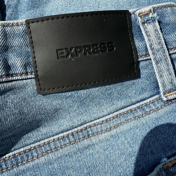 Express NWT‎ Women's Medium Wash Skinny Blue Jeans 28/32 - Picture 5 of 9